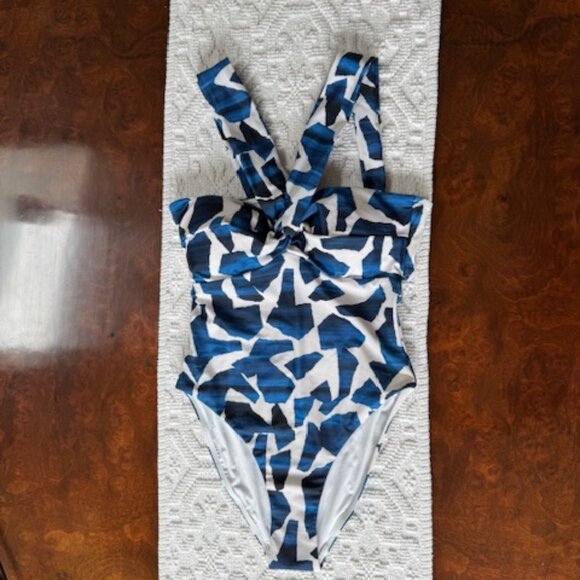 Milly - Betsy Ocean Puzzle Bandeau One-Piece Size Small - Picture 10 of 11